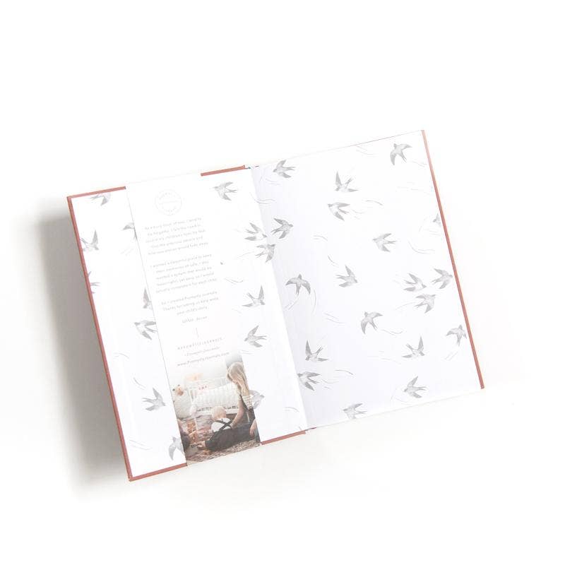 A Complete Childhood History: Pregnancy to 18 Years Journal : Grey Linen