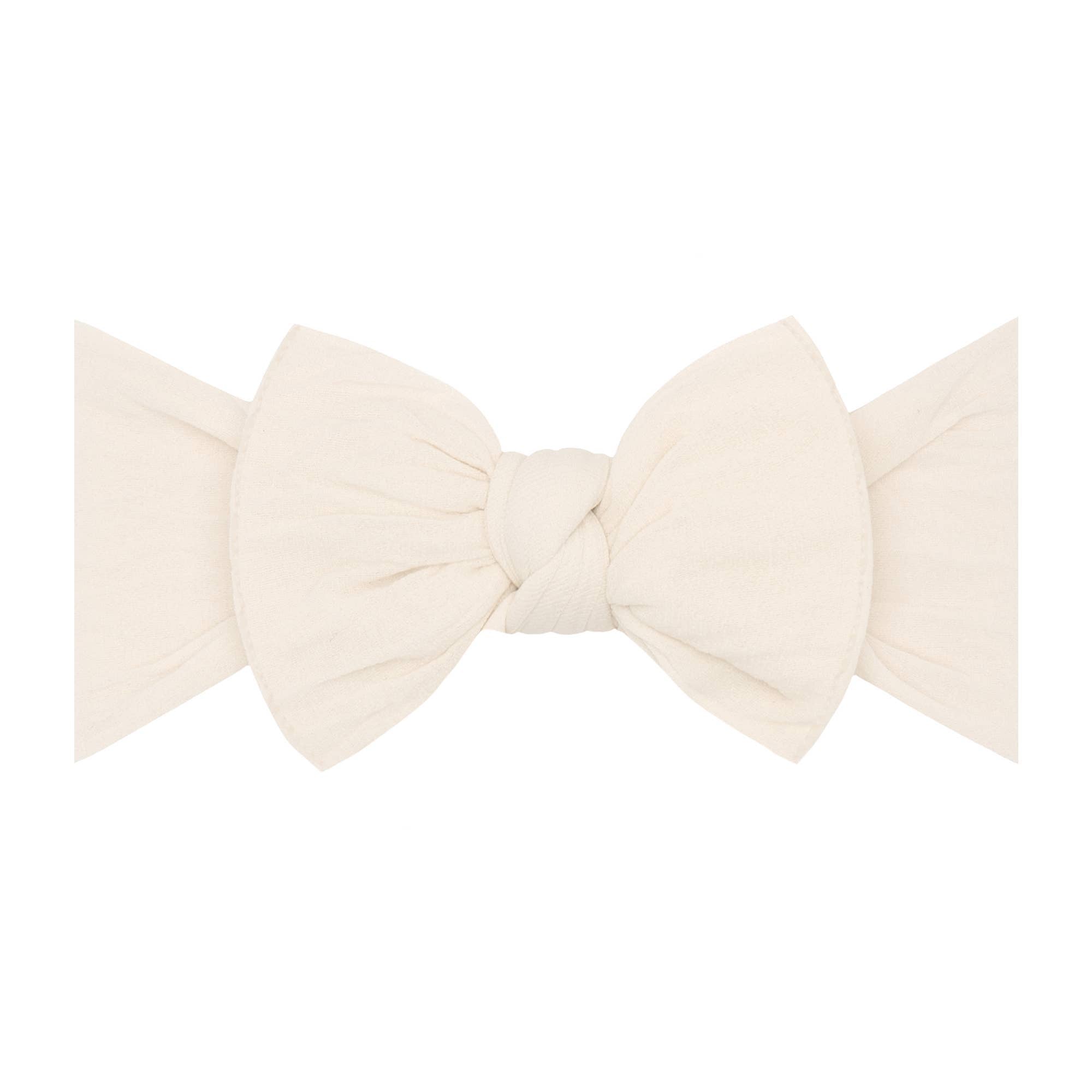 Baby Bling® The Original Knot soft nylon headband: Oak