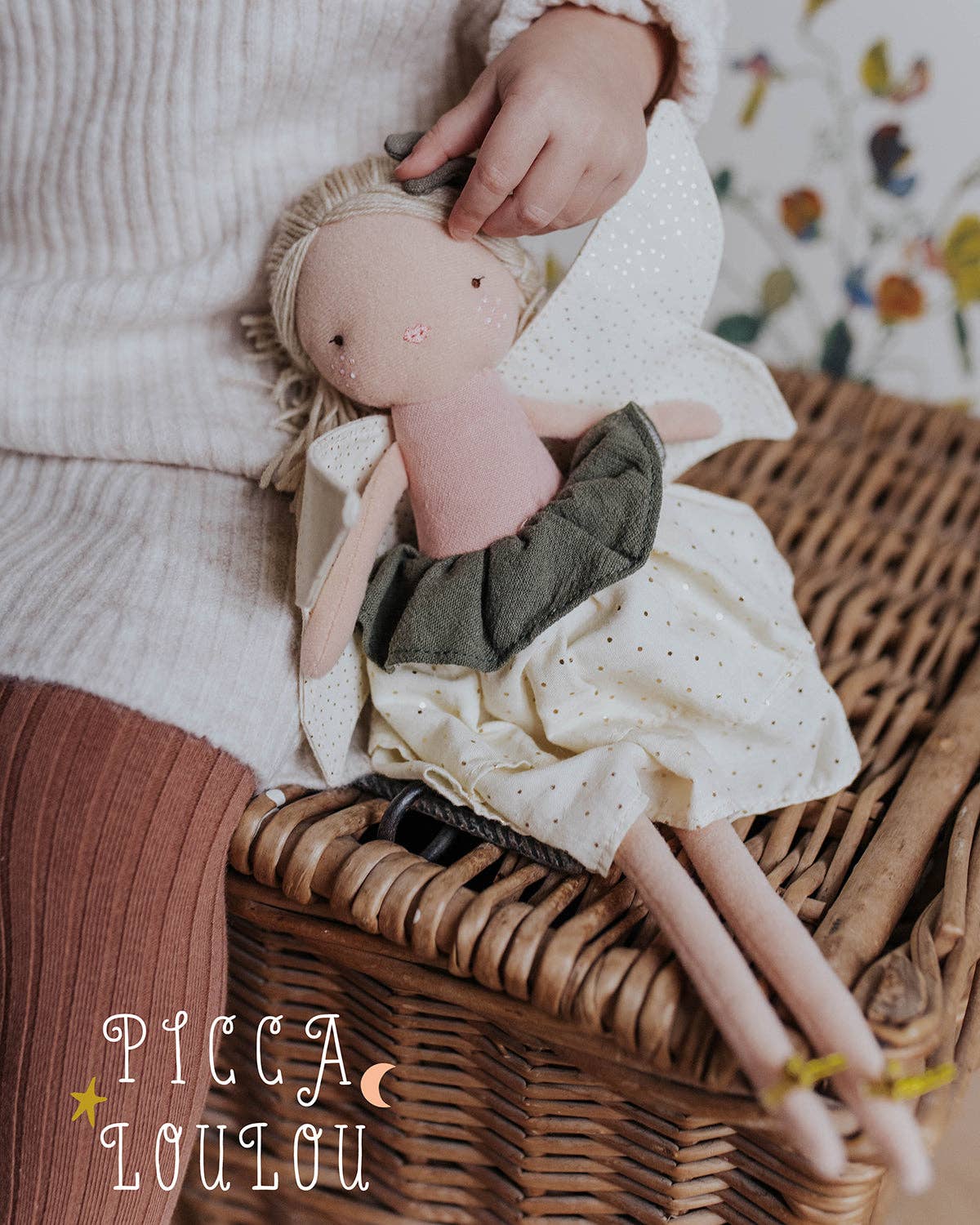 Plush PICCA LOULOU FAIRY DOLORES 14": 14" / PICCA LOULOU FAIRY Dolores