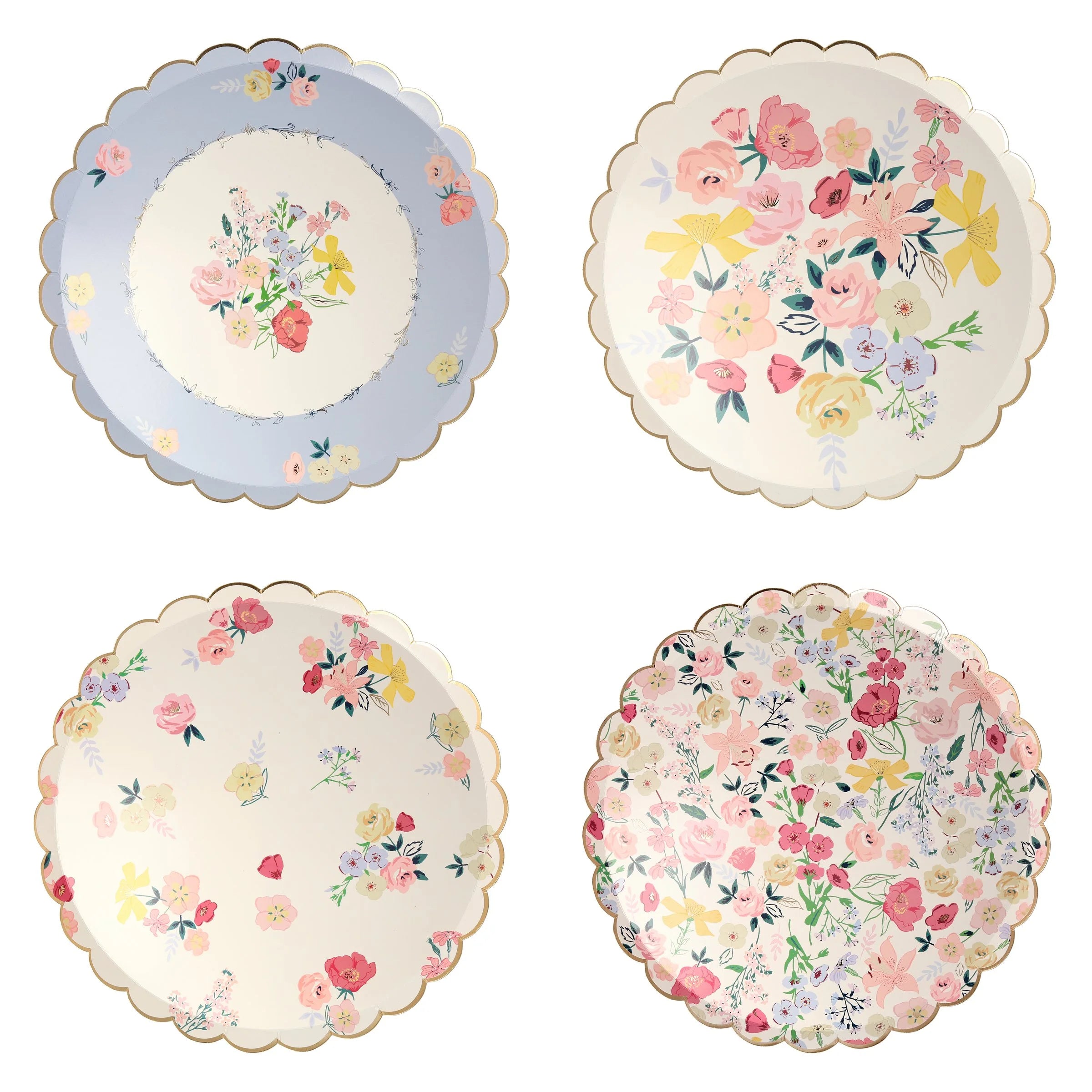 English Garden Dinner Plates (8)