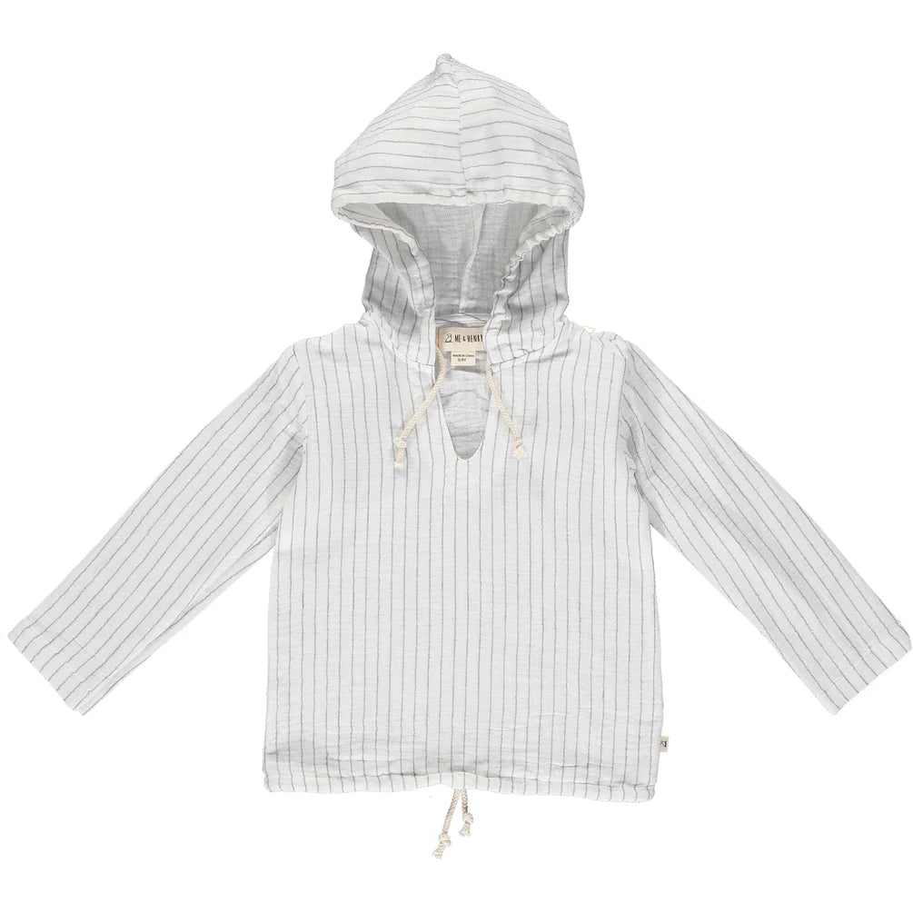 St. Ives White Gauze Hooded Top