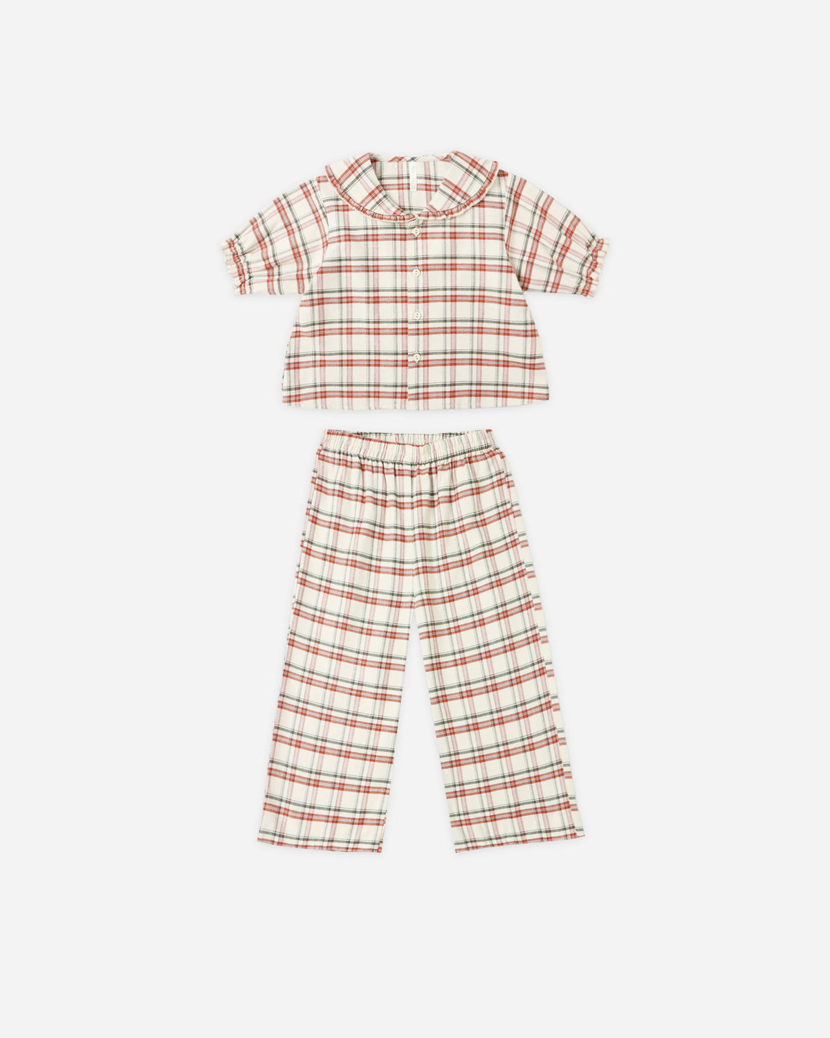 Rylee + Cru Ruffle Pajamas || Holiday Flannel