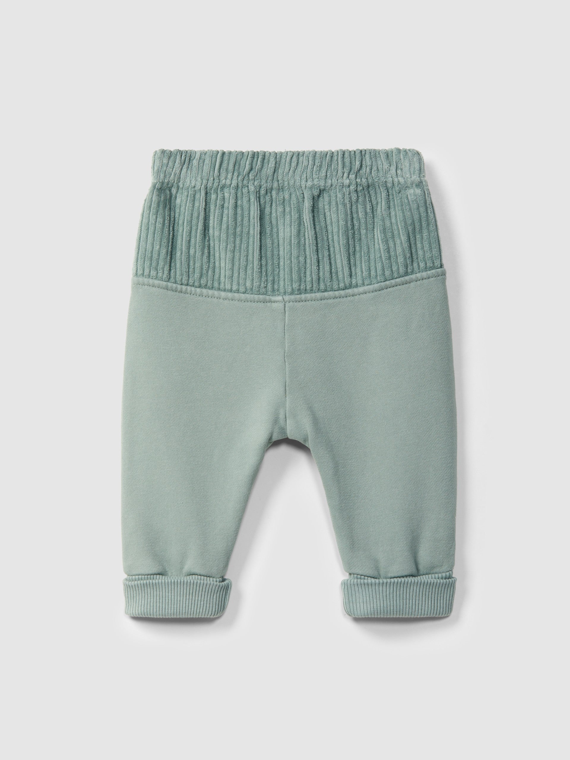 Snug Plush Pull-Up Pants || Green