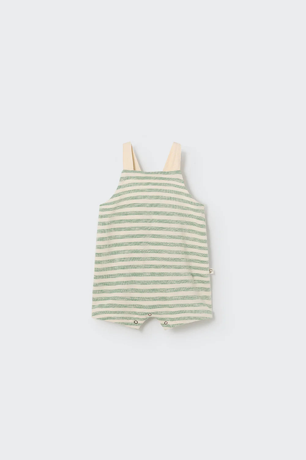 Organic Striped Baby Overalls