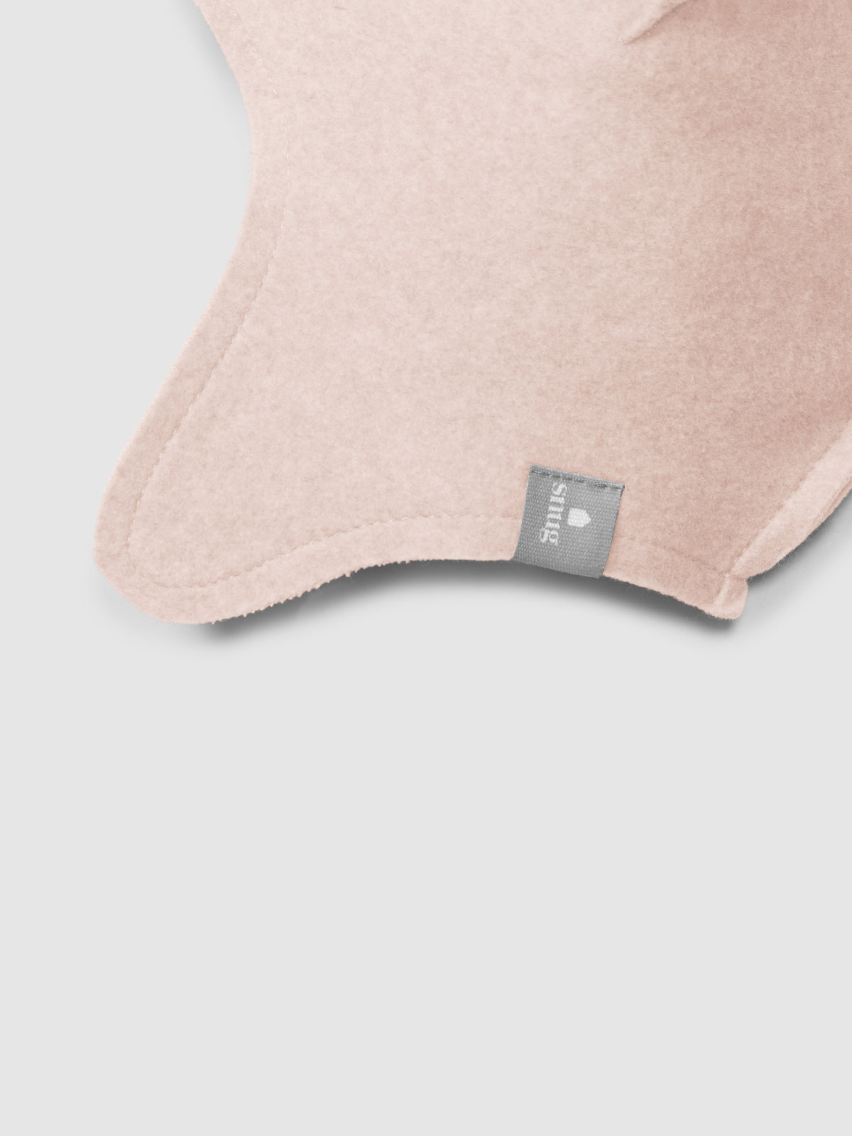Snug Organic Cotton Fleece Beanie || Pink