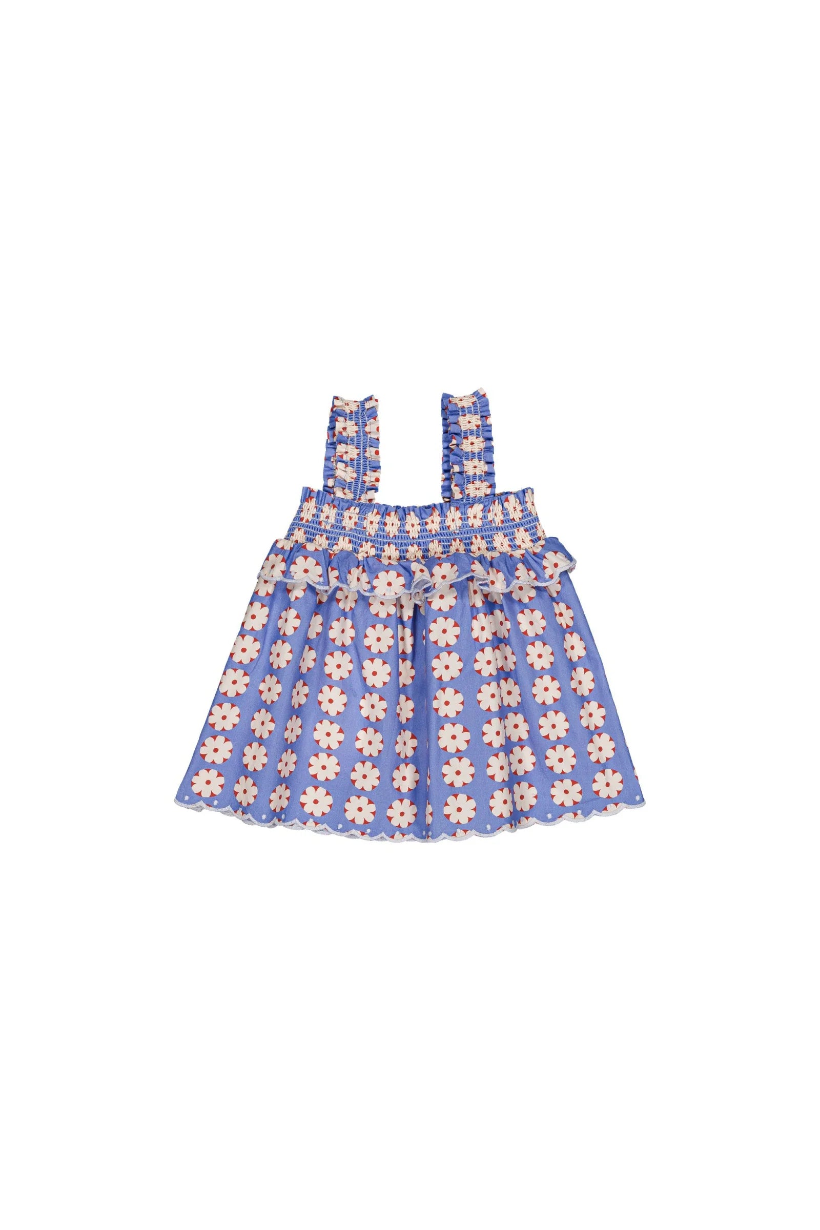 Baby Iris Blouse || Pomponette Blue