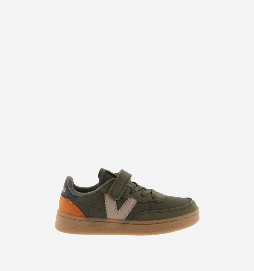 Victoria Oslo Strap Faux Leather & Contrast || Kaki