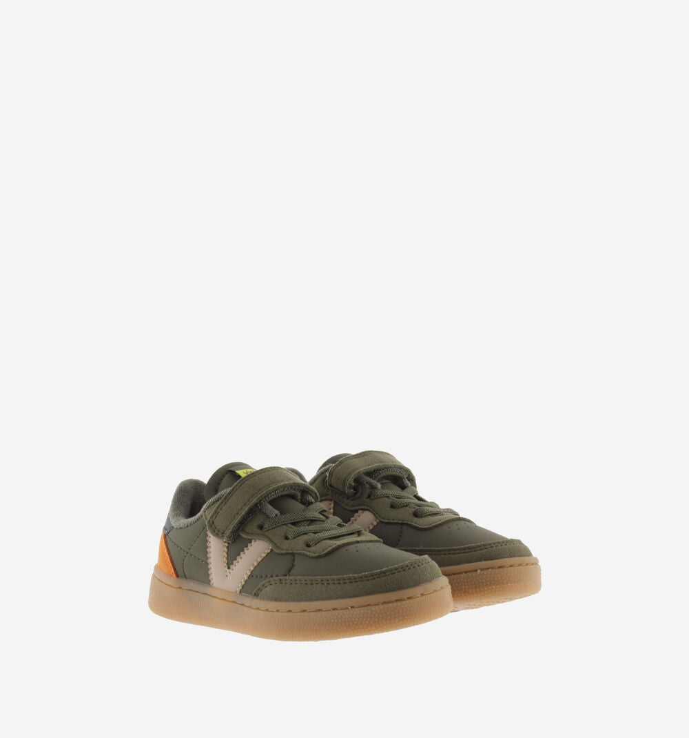 Victoria Oslo Strap Faux Leather & Contrast || Kaki