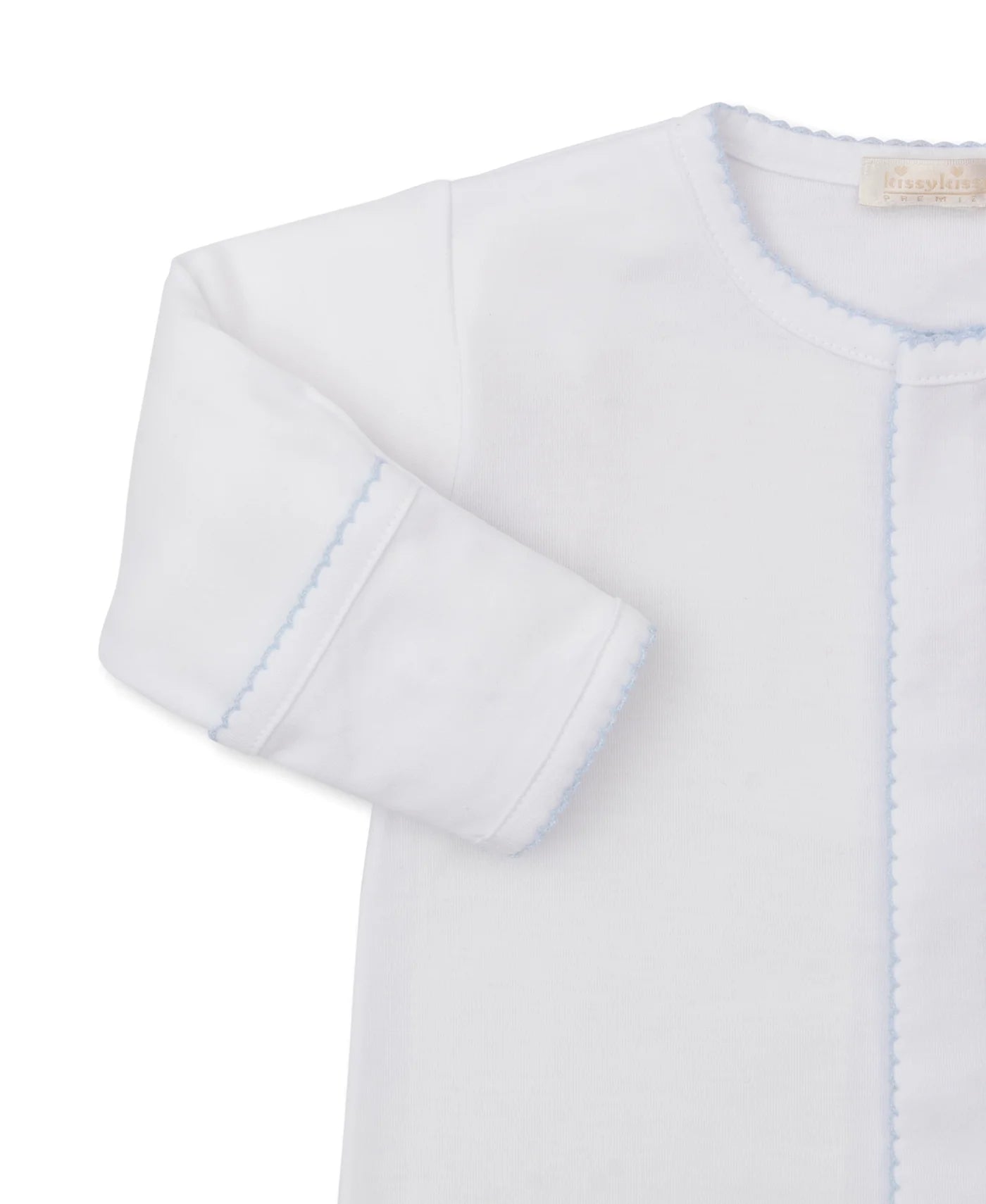 Premier Baby Bunny Patch White/Blue Footie