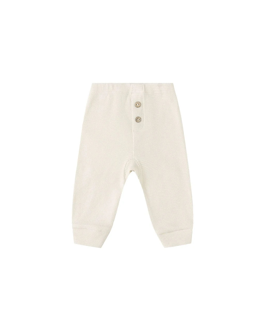 Quincy Mae Legging || Natural with Buttons
