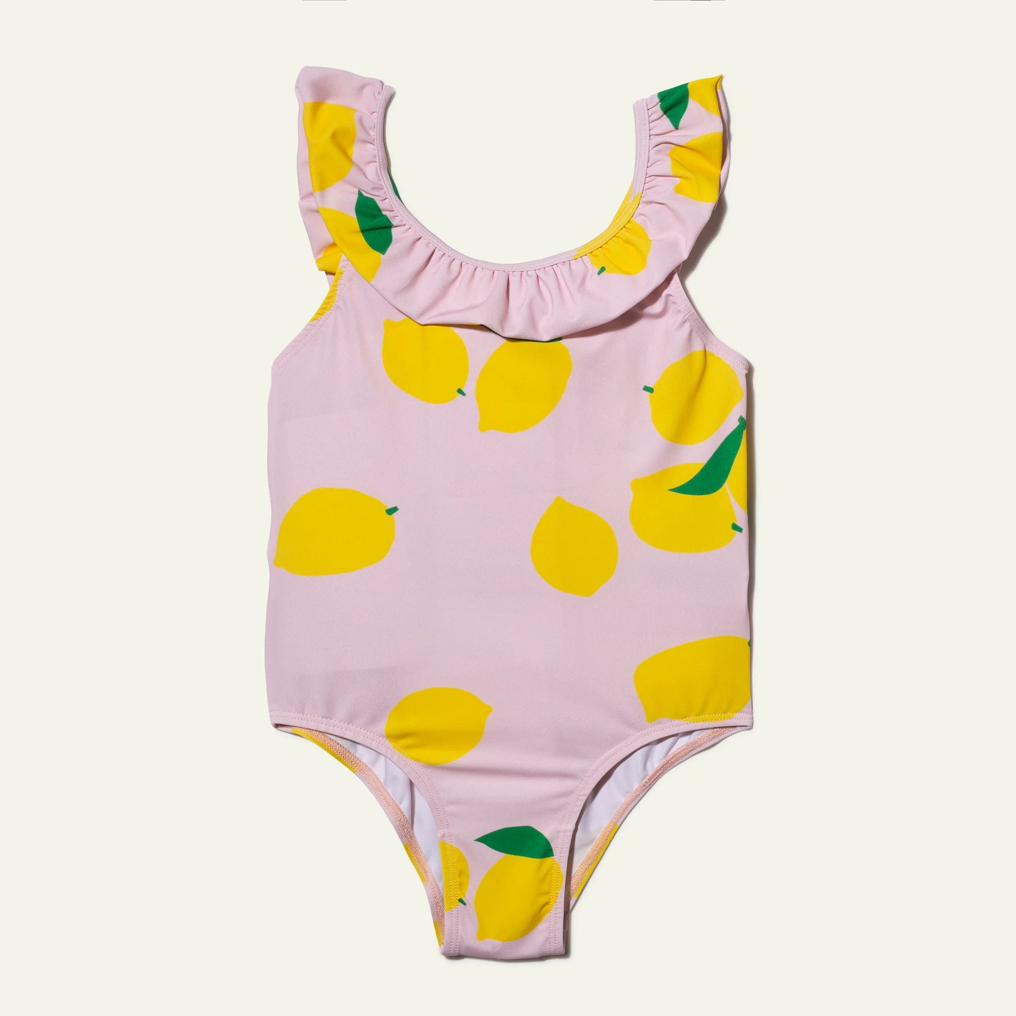 Girls Ruffle Swimsuit || Lemon
