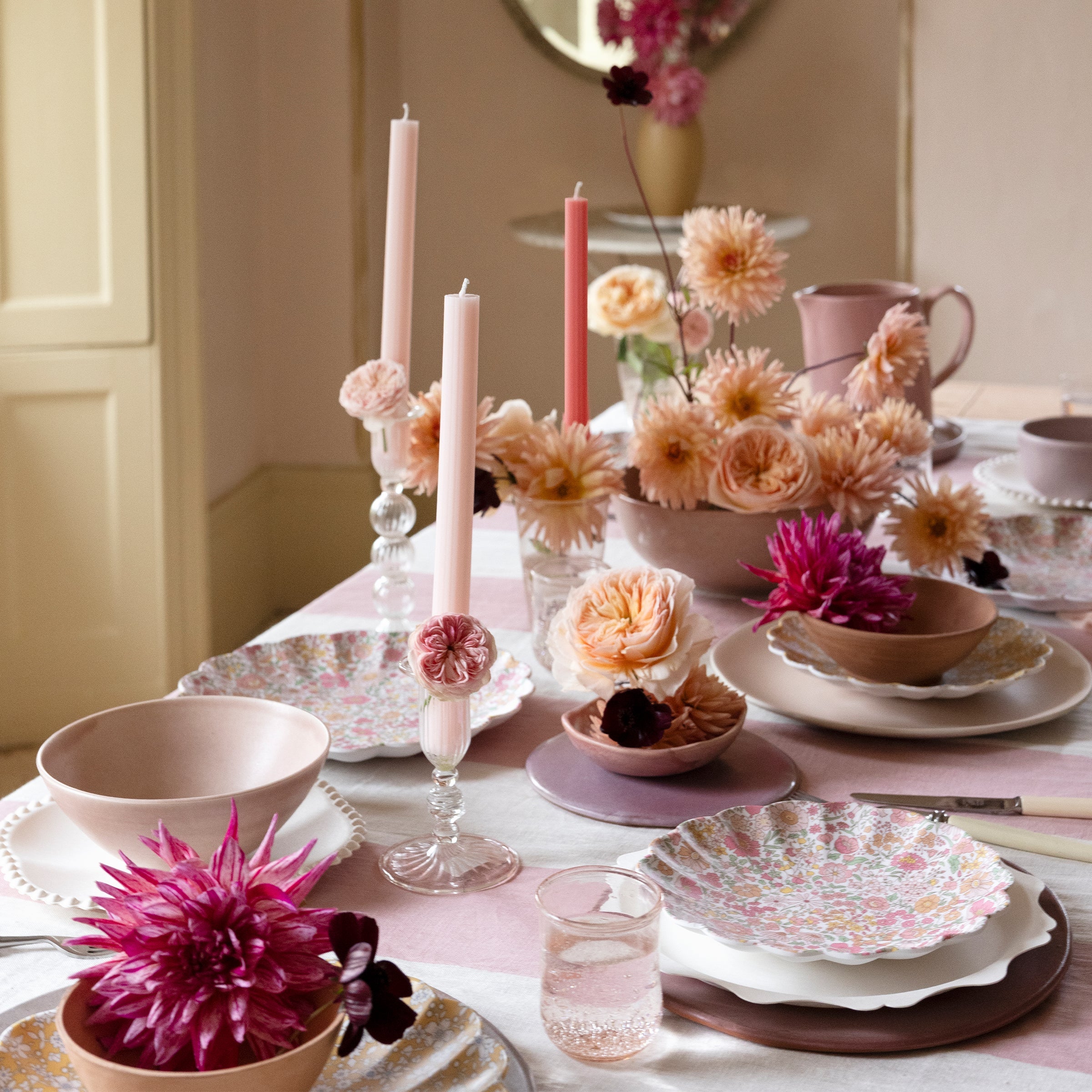 Meri Meri x Liberty Raindbow Garden Candle Gfit Box (x10)