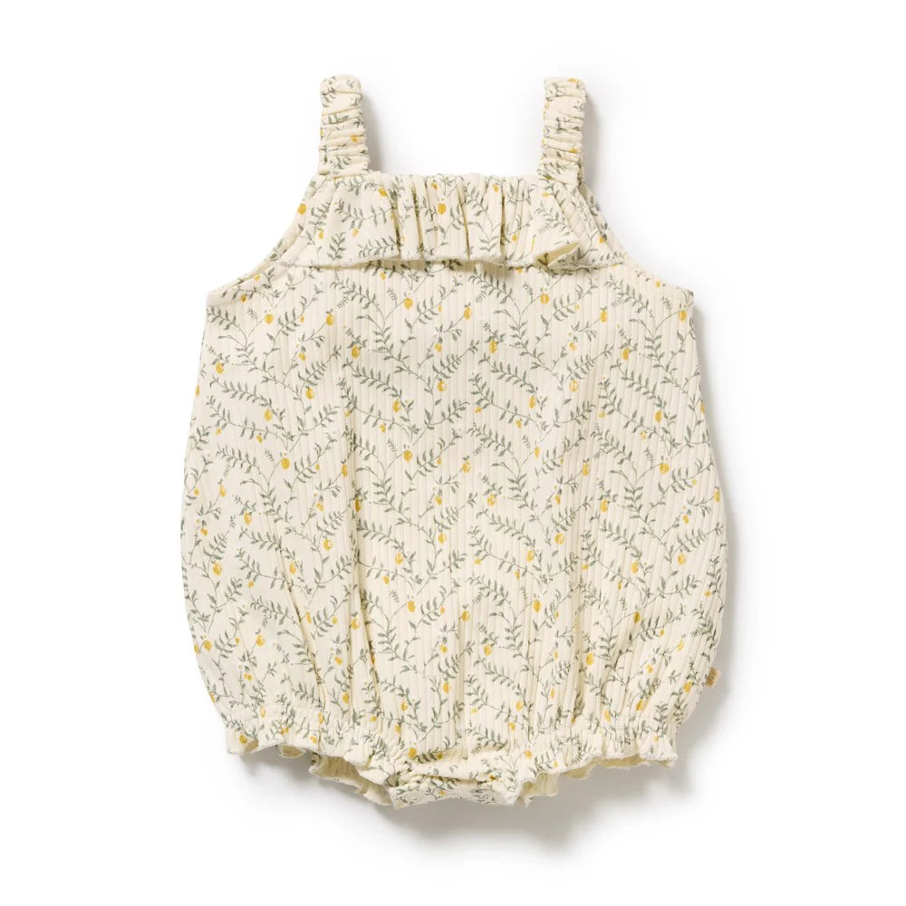 Lemon Leaf Organic Playsuit