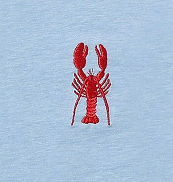 Marine Blue Lobster Tee Shirt