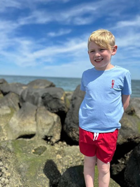 Marine Blue Lobster Tee Shirt