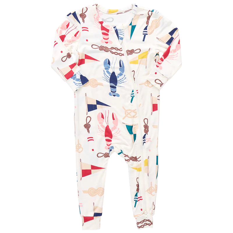 Baby Summer Bamboo Romper || Nautical Notions
