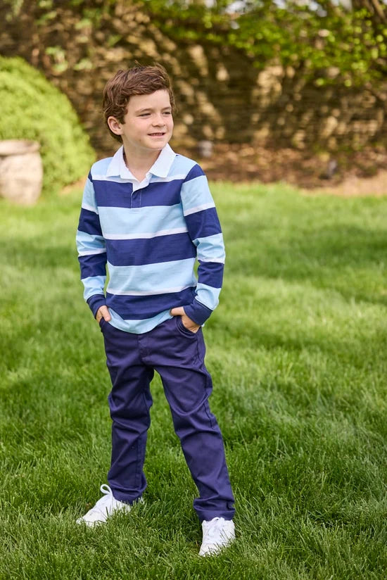 Little English Classic Pants || Navy Twill