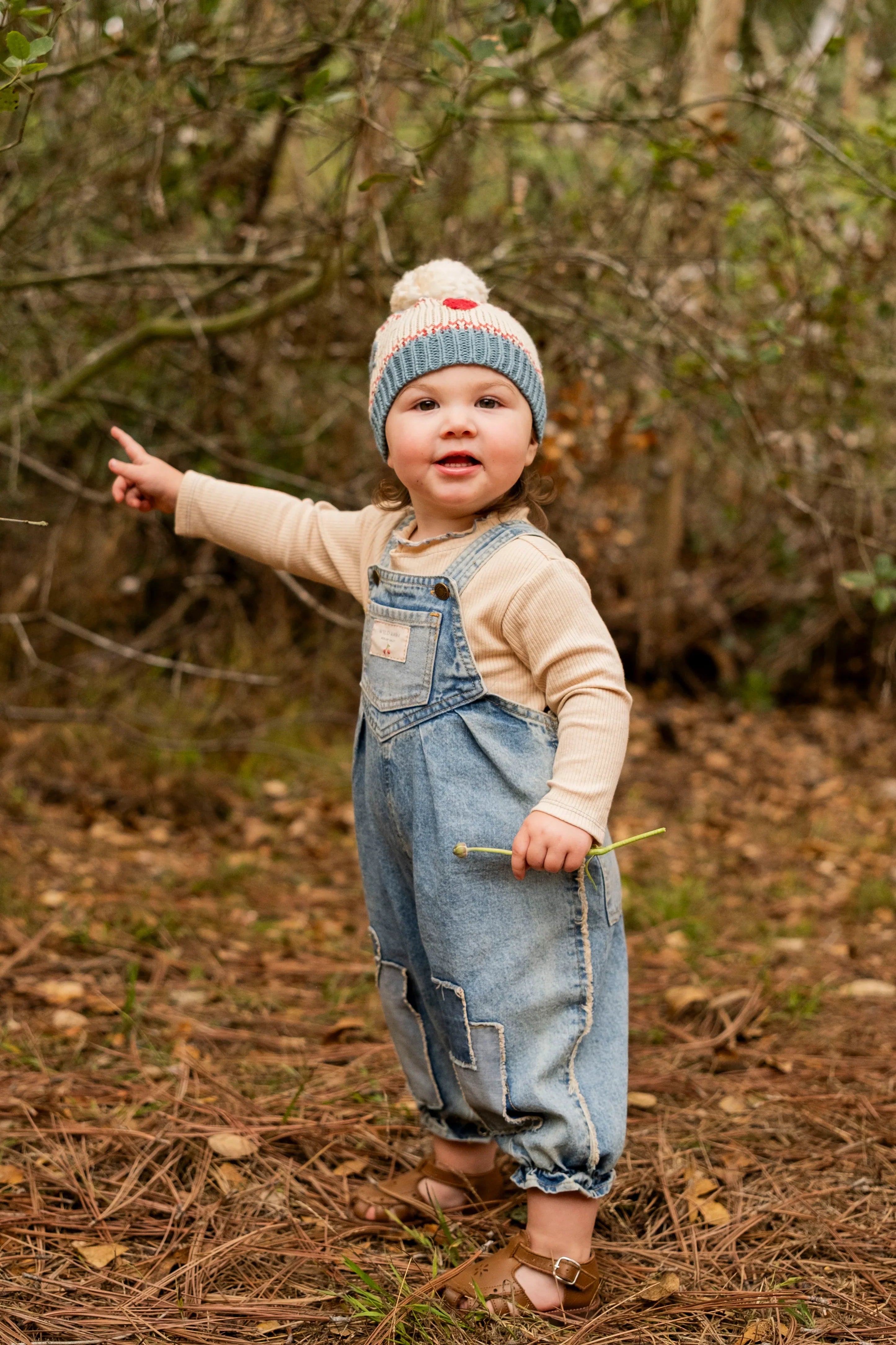 Patchwork Heart Overalls || Denim