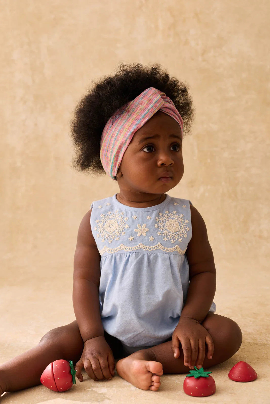 Louise Misha Nushan Romper || Oxford Blue