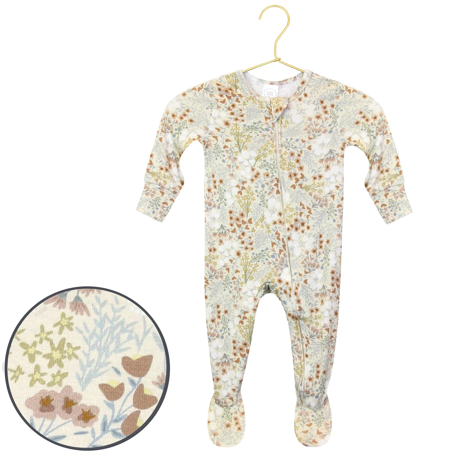 Lou Lou & Co Pearl Zipper Footie