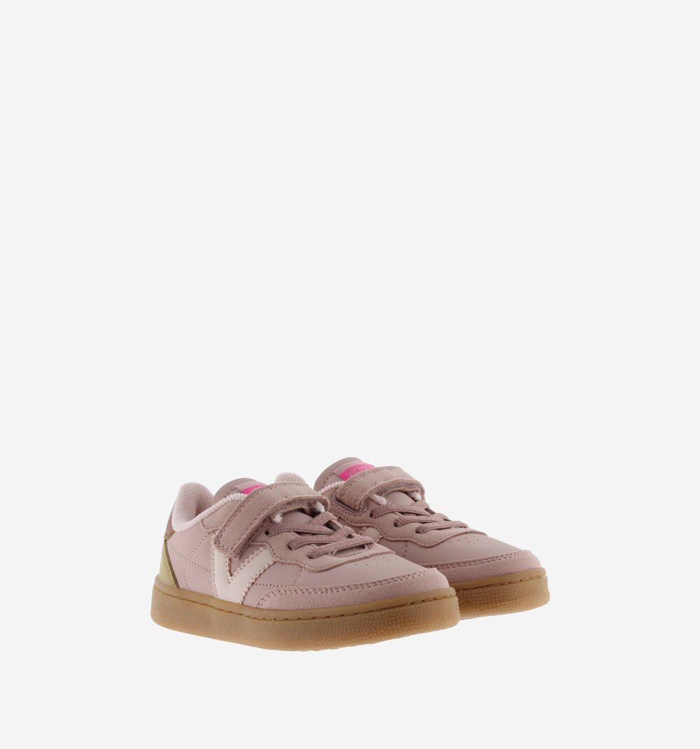 Victoria Oslo Strap Faux Leather & Contrast || Nude