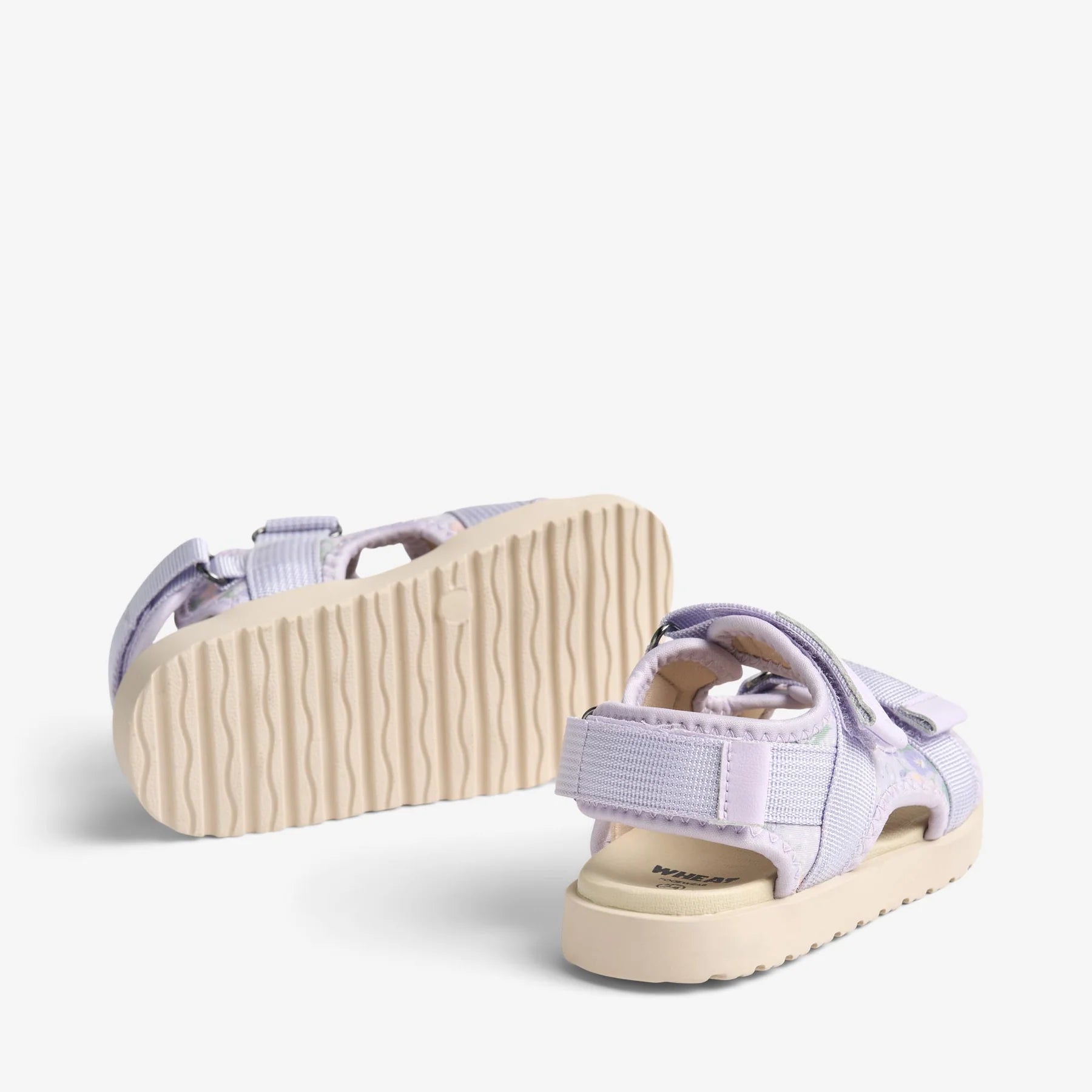 Wheat Sandal Mandy || Purple Light Petunias