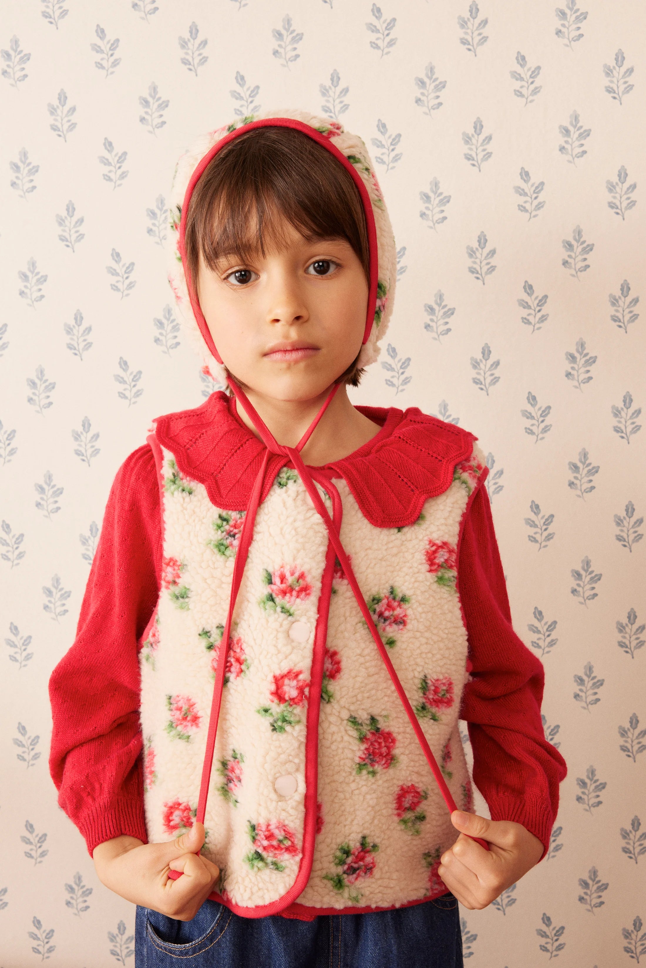 Hello Simone Coline Sweater || Cherry