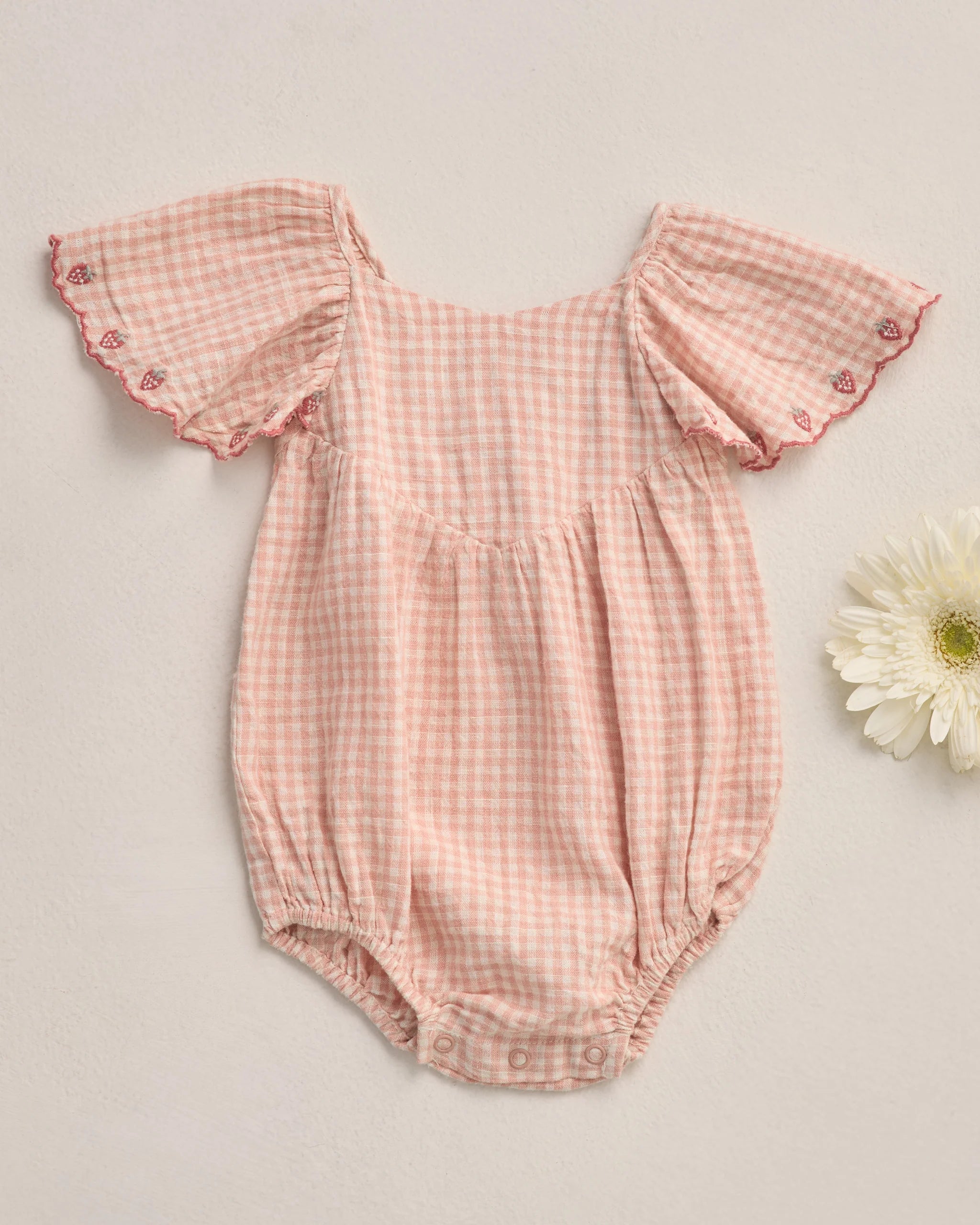 Lindsay Arnold x Rylee + Cru Roxy Romper || Petal Gingham