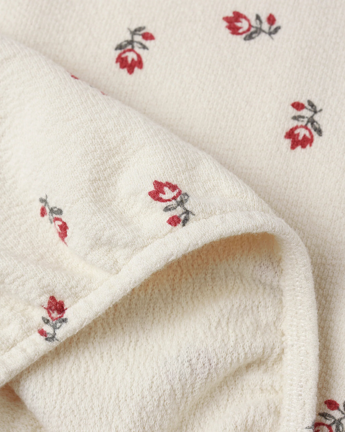 Spongey Knit Set || Ruby Ditsy