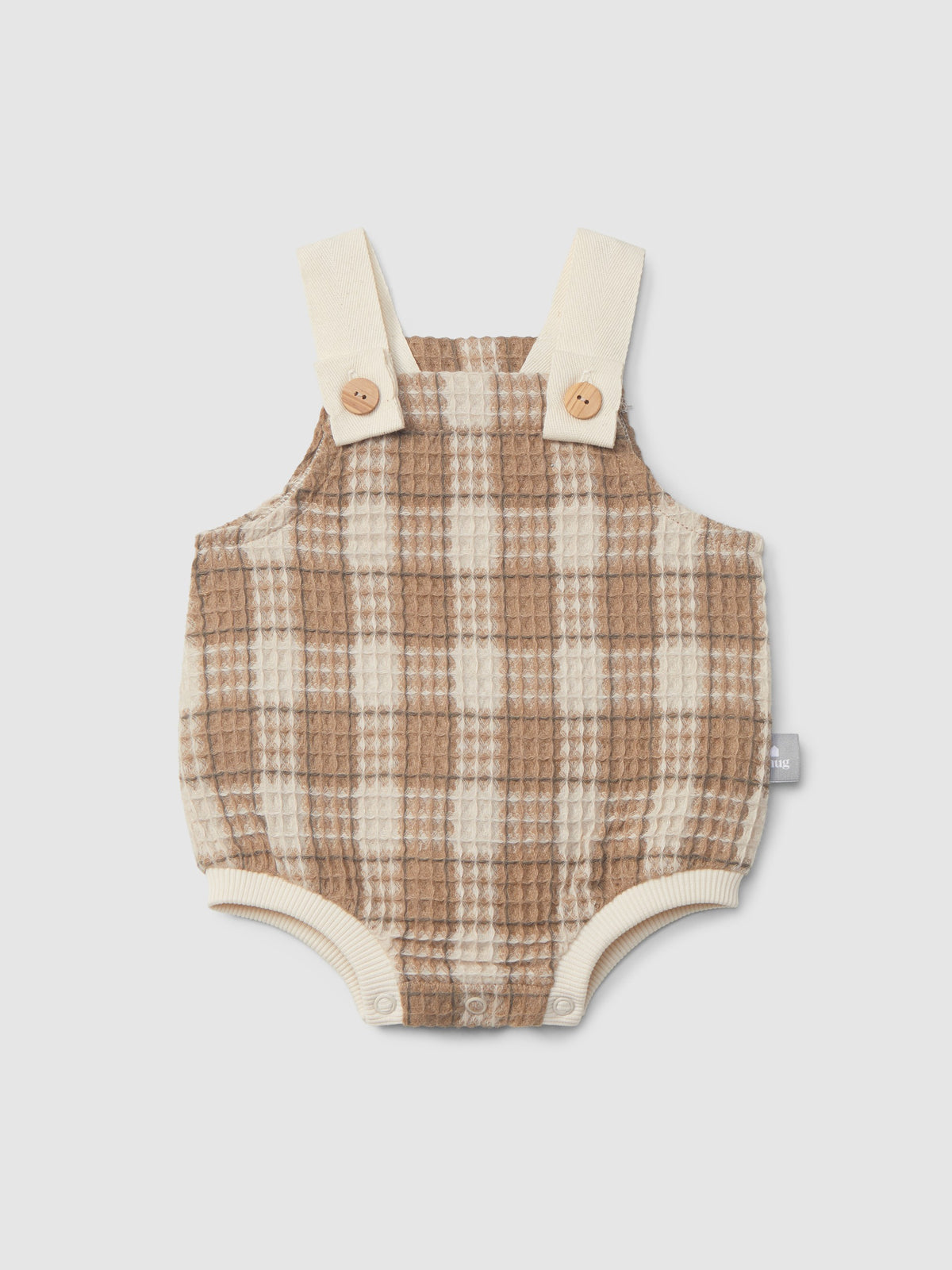 Snug Shortie in Waffle Weave || Almond