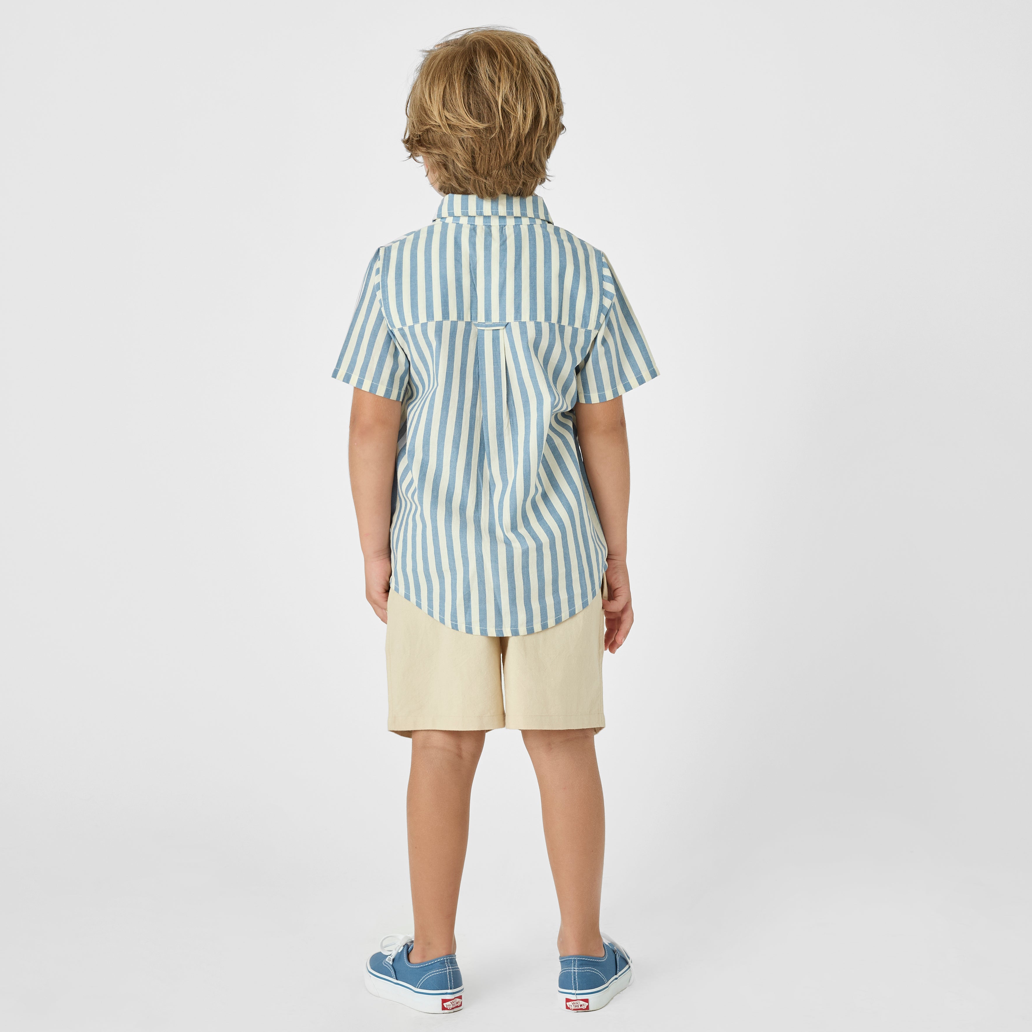 Boys Jack Shirt || Blue Stripe