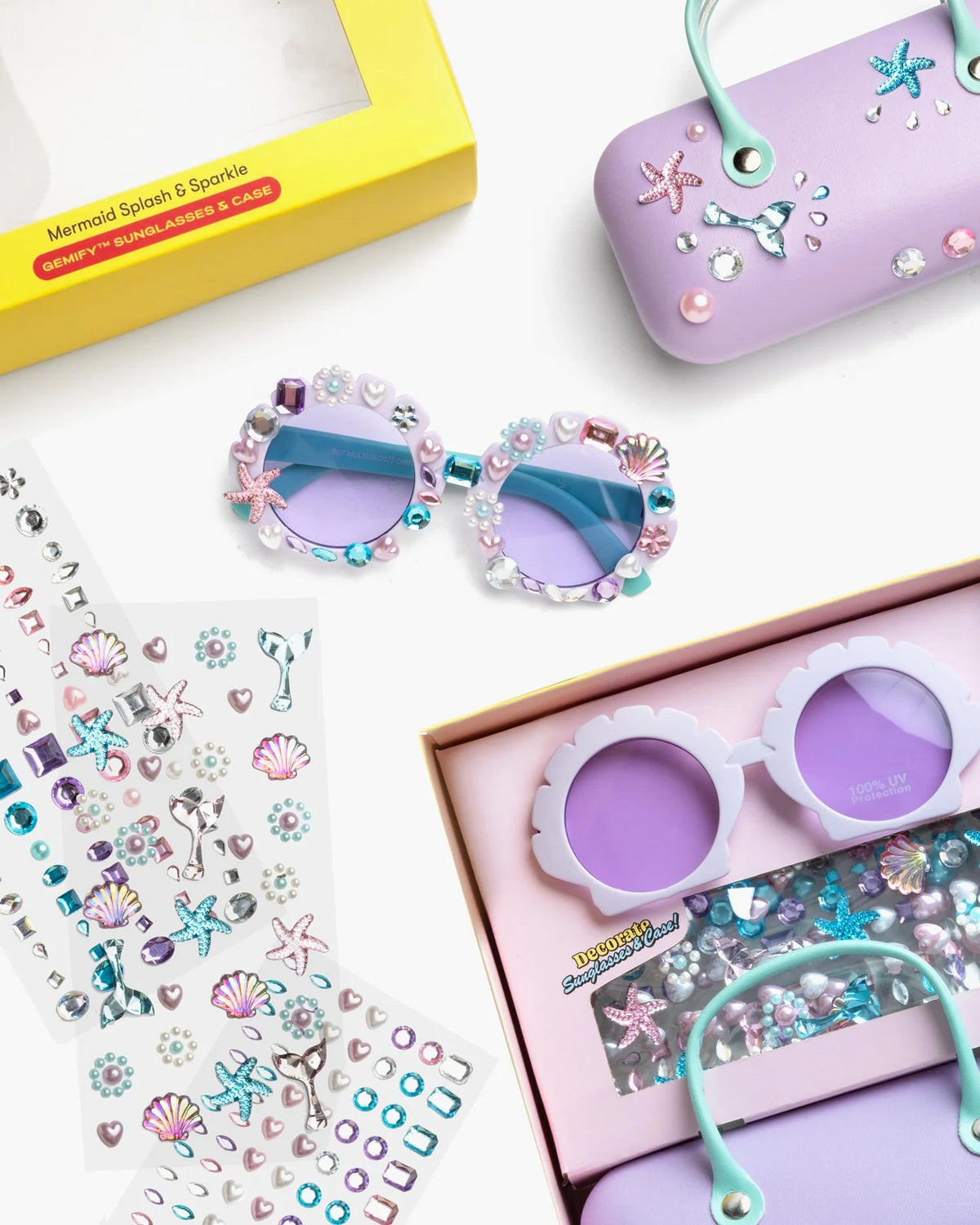 Super Smalls Mermaid Splash & Sparkle Gemify® Sunglasses and Case