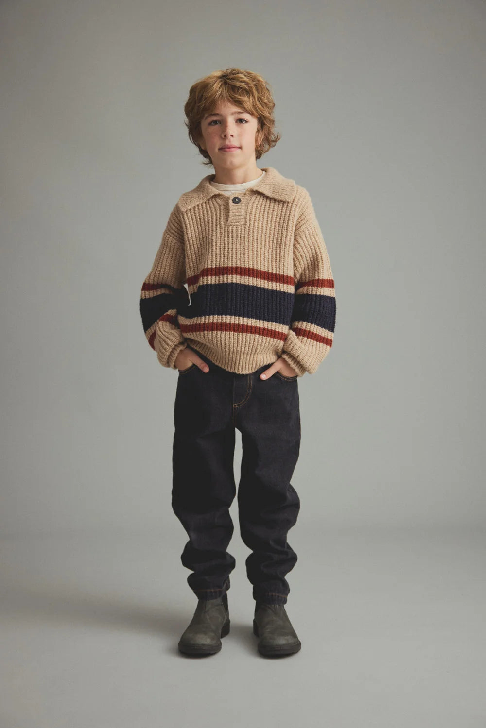 Cozmo Sweater Bari || Stone