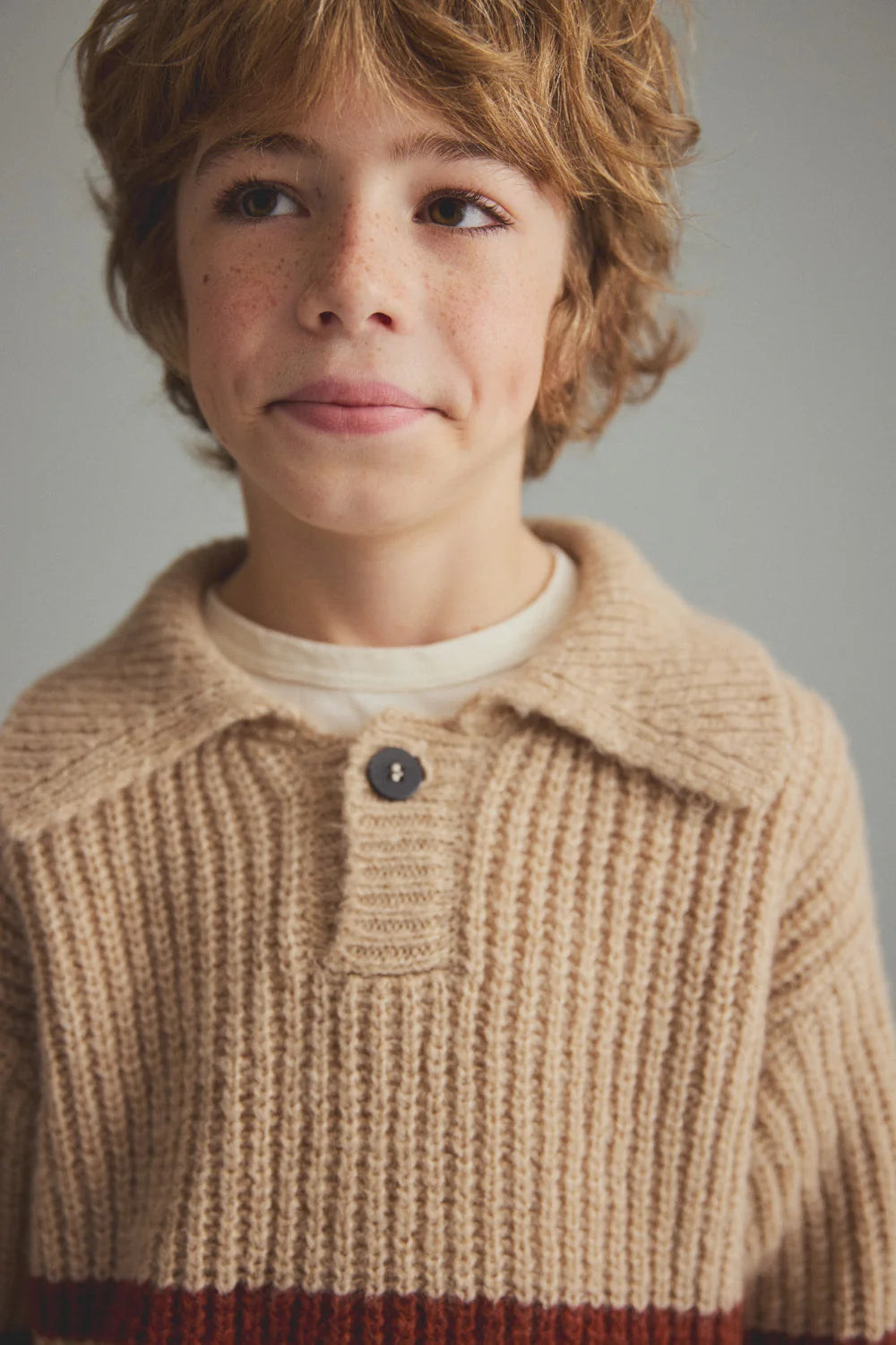 Cozmo Sweater Bari || Stone