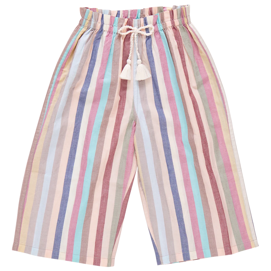 Girls Theodore Pant - Multi Vintage Stripe
