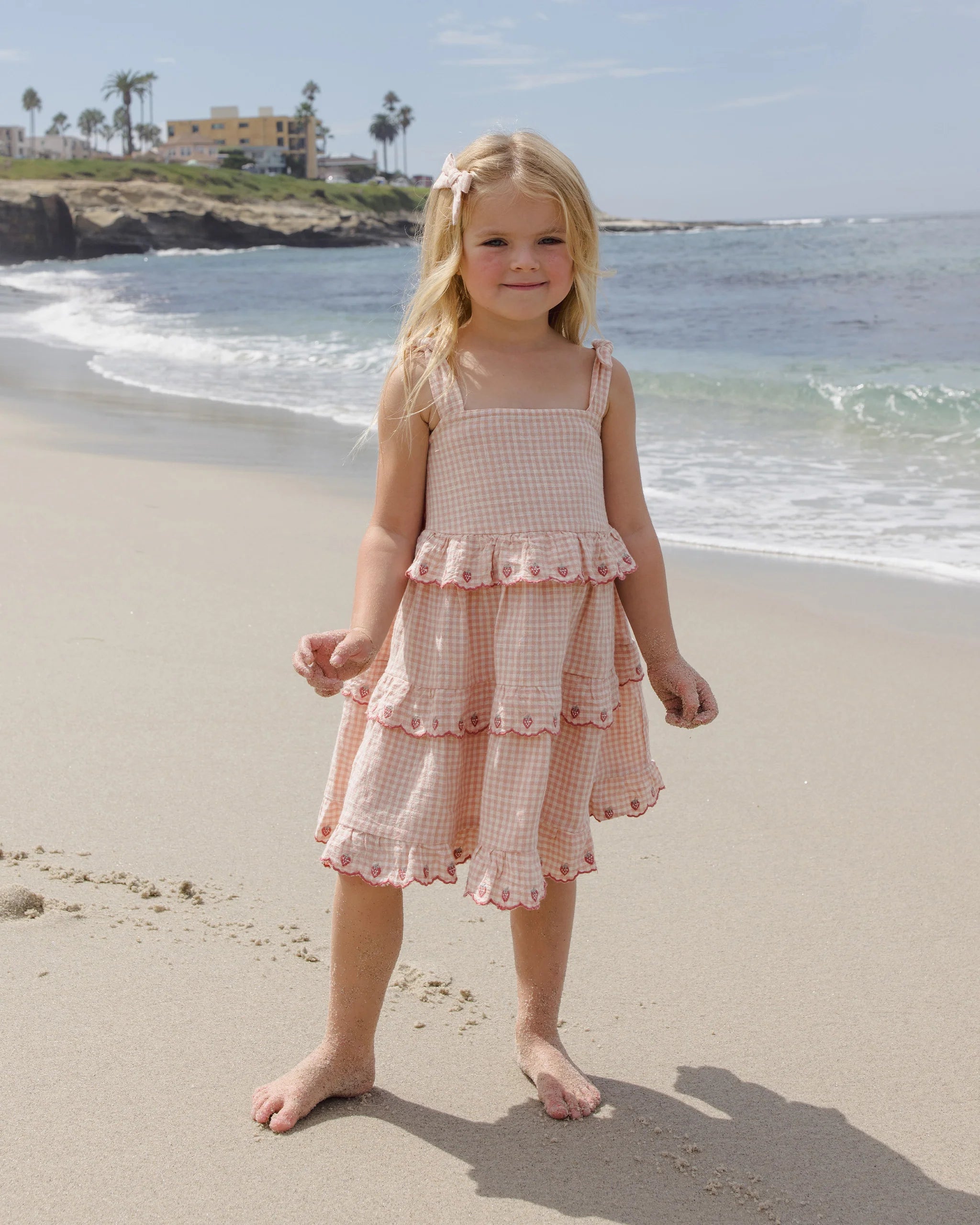 Lindsay Arnold x Rylee + Cru Ruffled Swing Dress || Petal Gingham