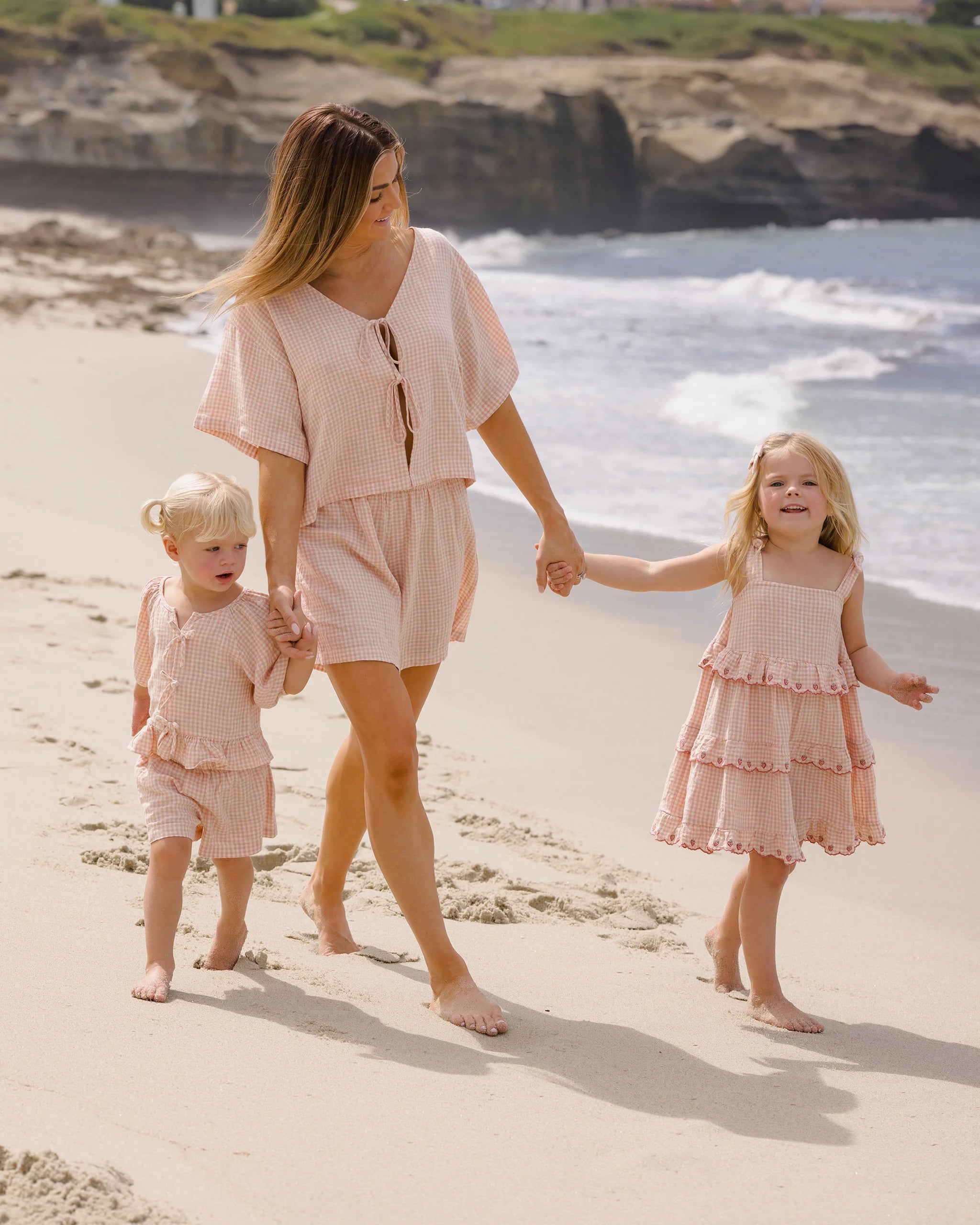 Lindsay Arnold x Rylee + Cru Ruffled Swing Dress || Petal Gingham