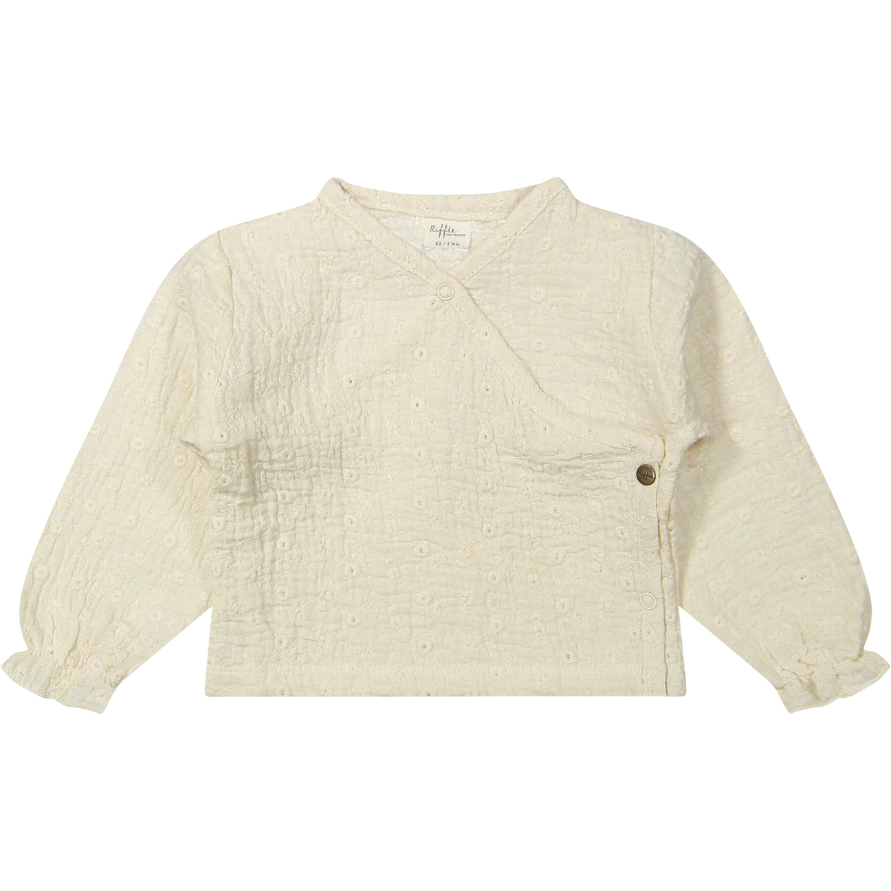 Turn Over Top & Trousers Set || Nova White Embroidery