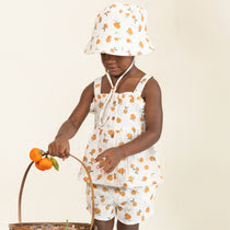 Organic Peplum Top & Short Set || Mandarin