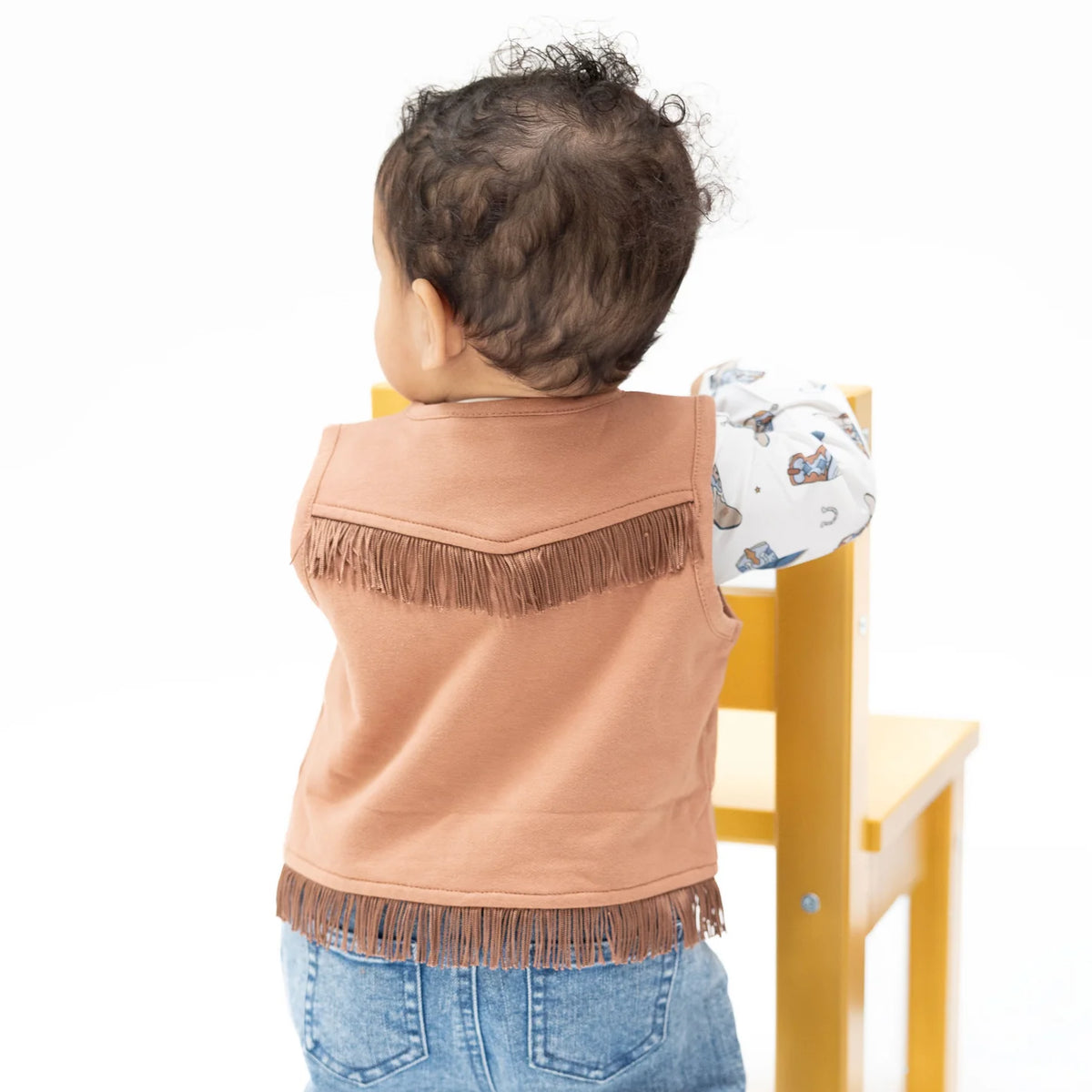 Angel Dear Western Fringe Vest