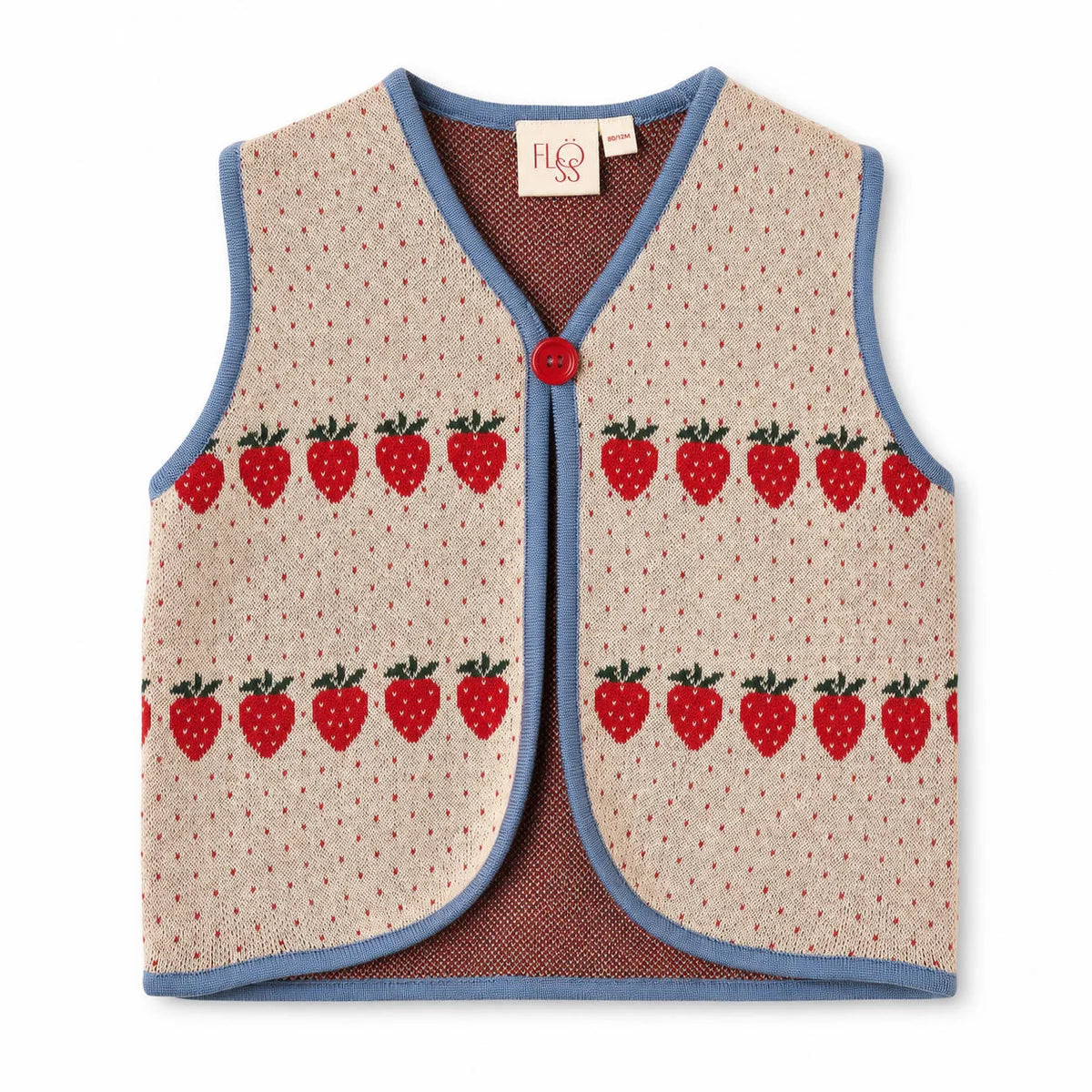 Floss Louise Vest || Warm Cotton Berry