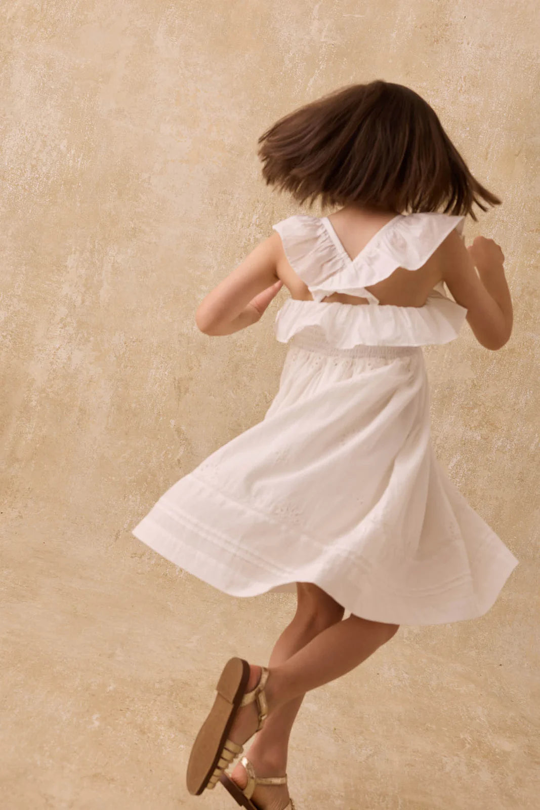 Louise Misha Anaya Dress || Off White Schiffli