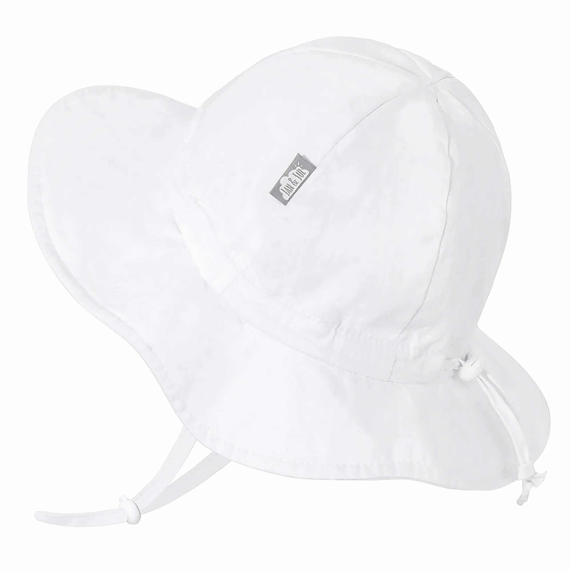 Cotton Floppy Hat || White