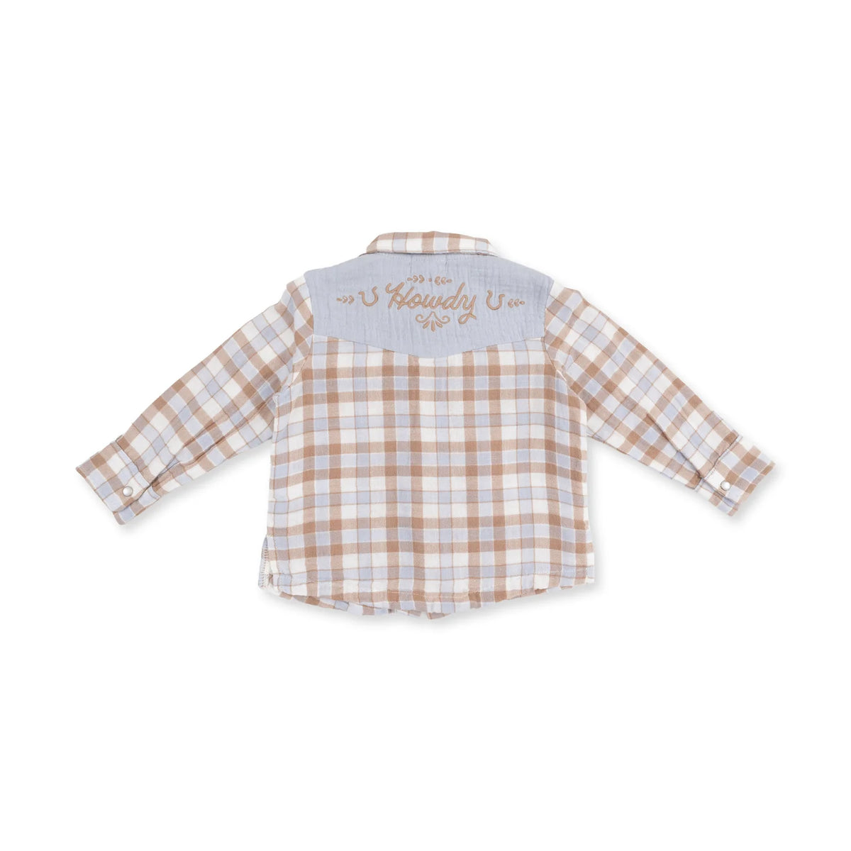 Angel Dear Western Plaid The Willie Shirt