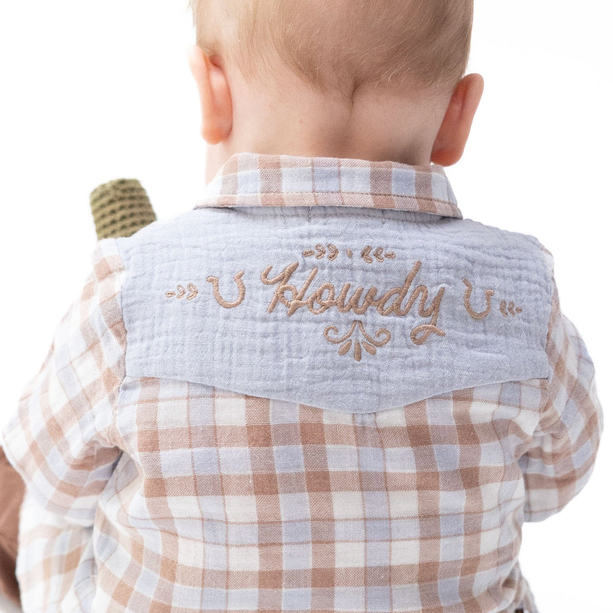 Angel Dear Western Plaid The Willie Shirt